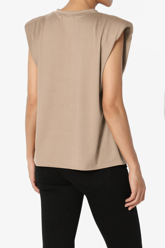 Joey Power Padded Shoulder Tank Top