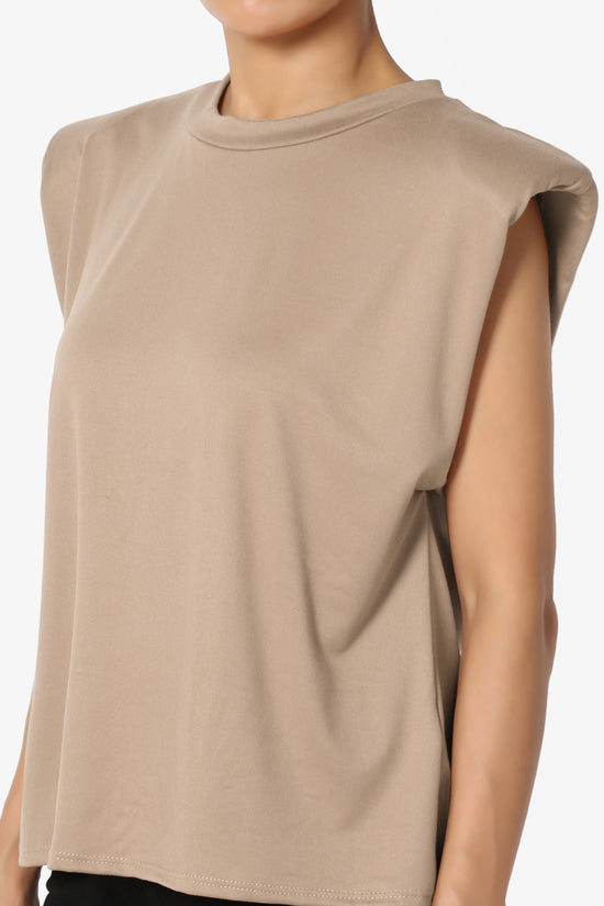 Joey Power Padded Shoulder Tank Top