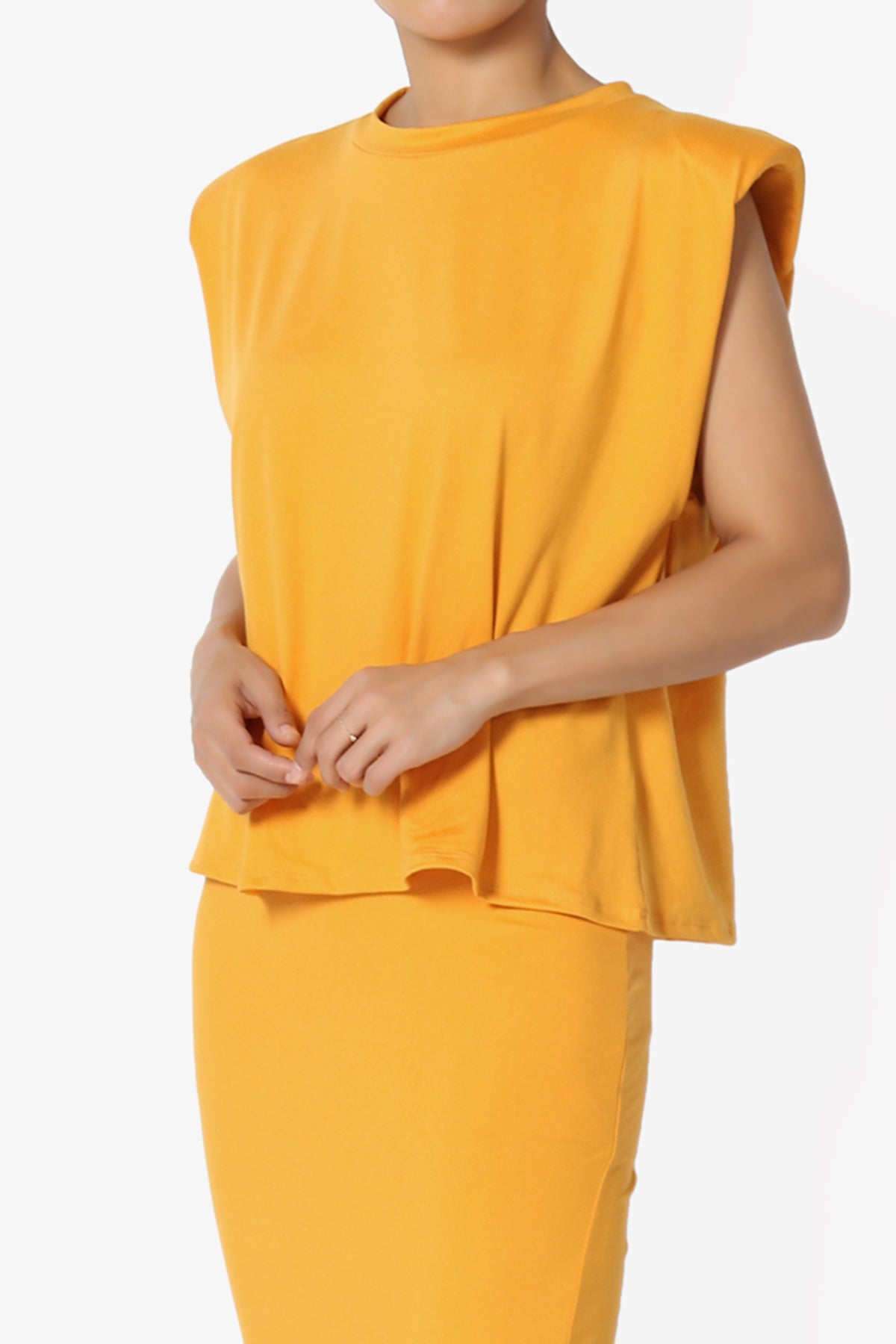 Joey Power Padded Shoulder Tank Top