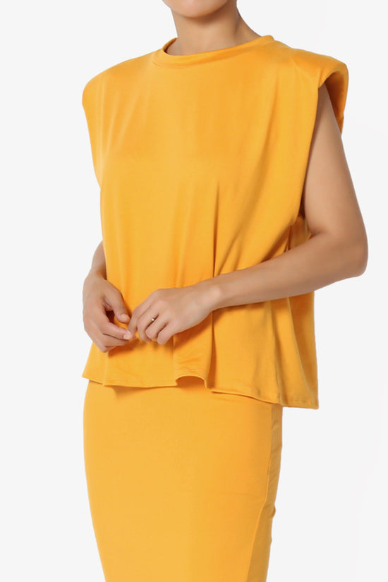 Joey Power Padded Shoulder Tank Top