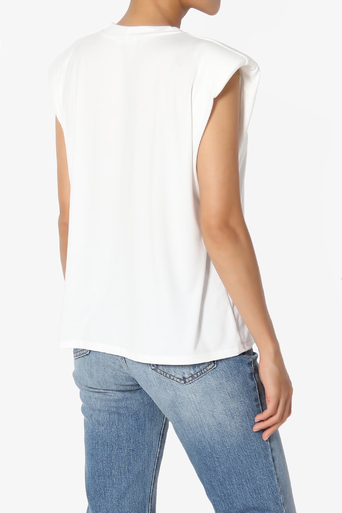 Joey Power Padded Shoulder Tank Top