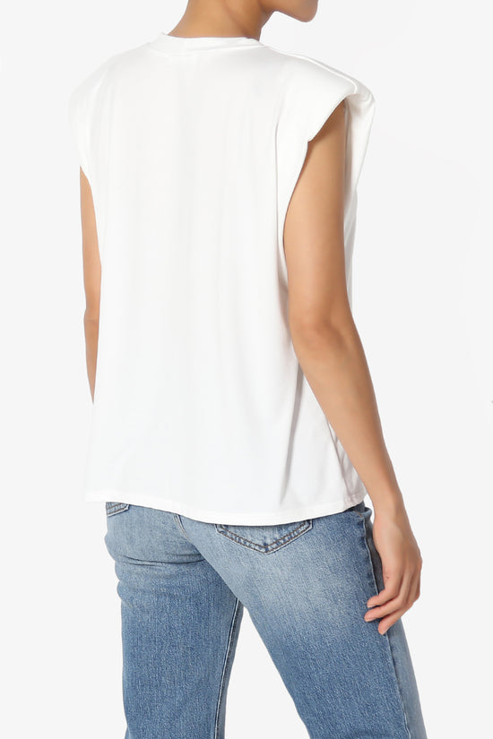 Joey Power Padded Shoulder Tank Top