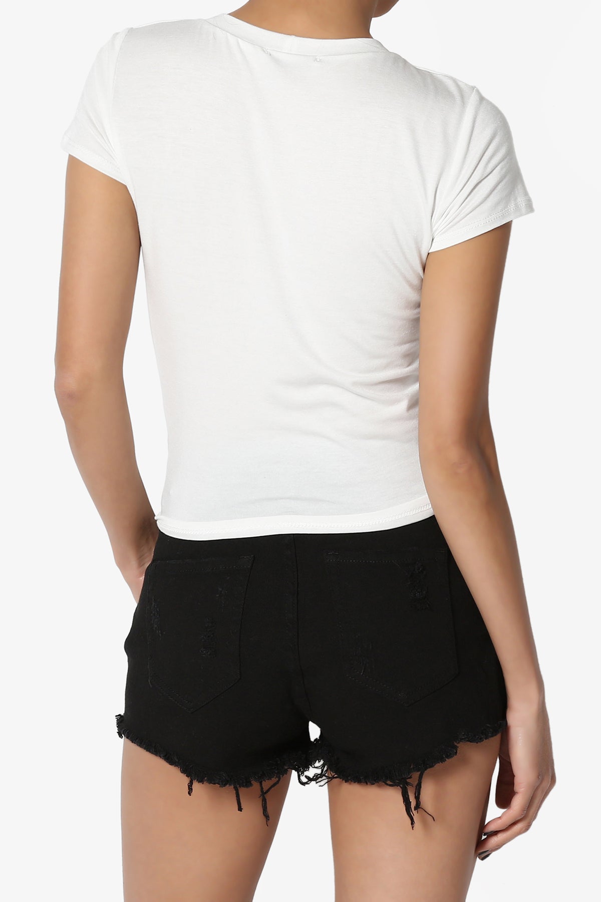 Sanderson Big Eye Print Crop Tee