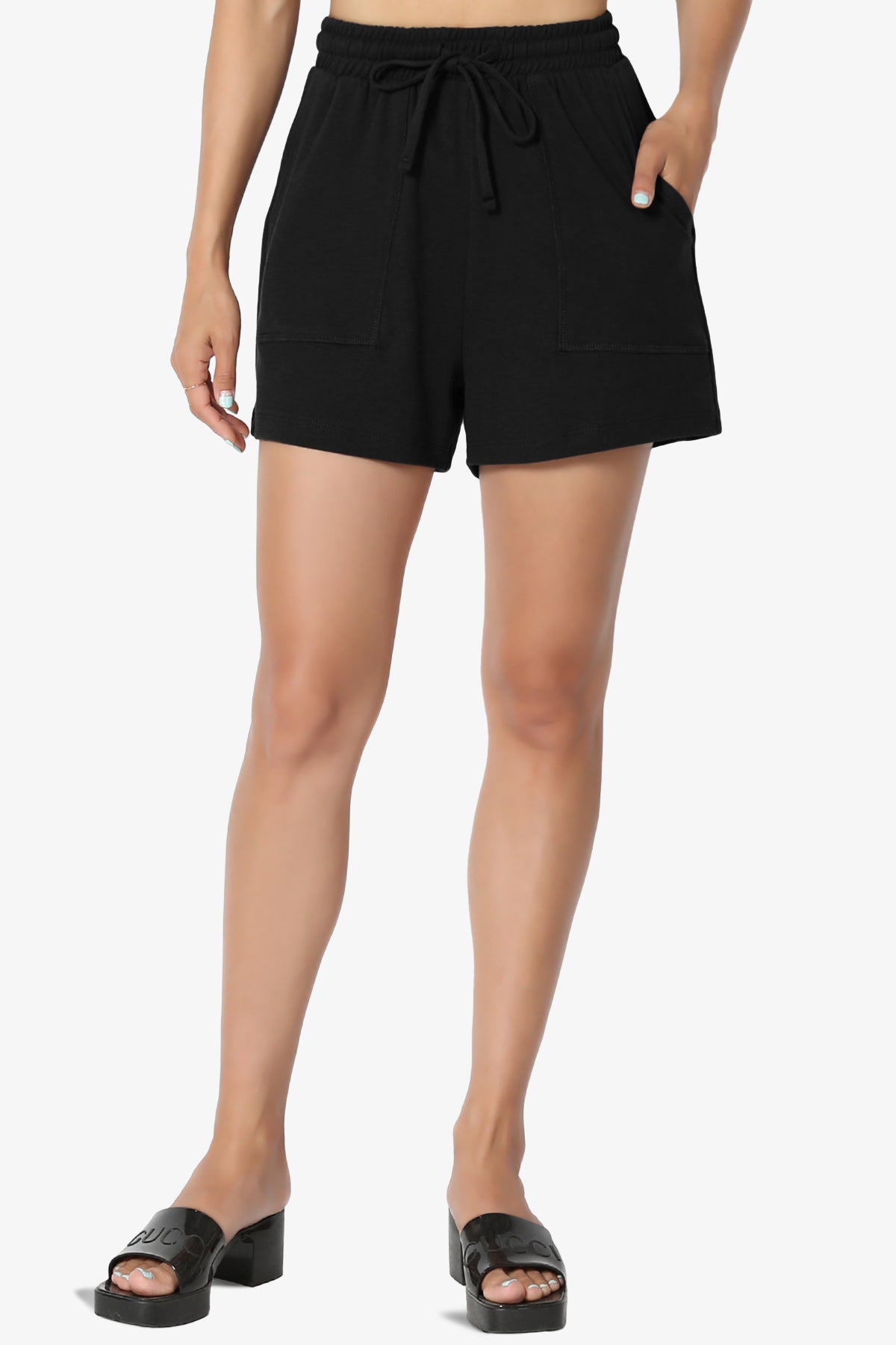 Harlin Drawstring Cotton Shorts
