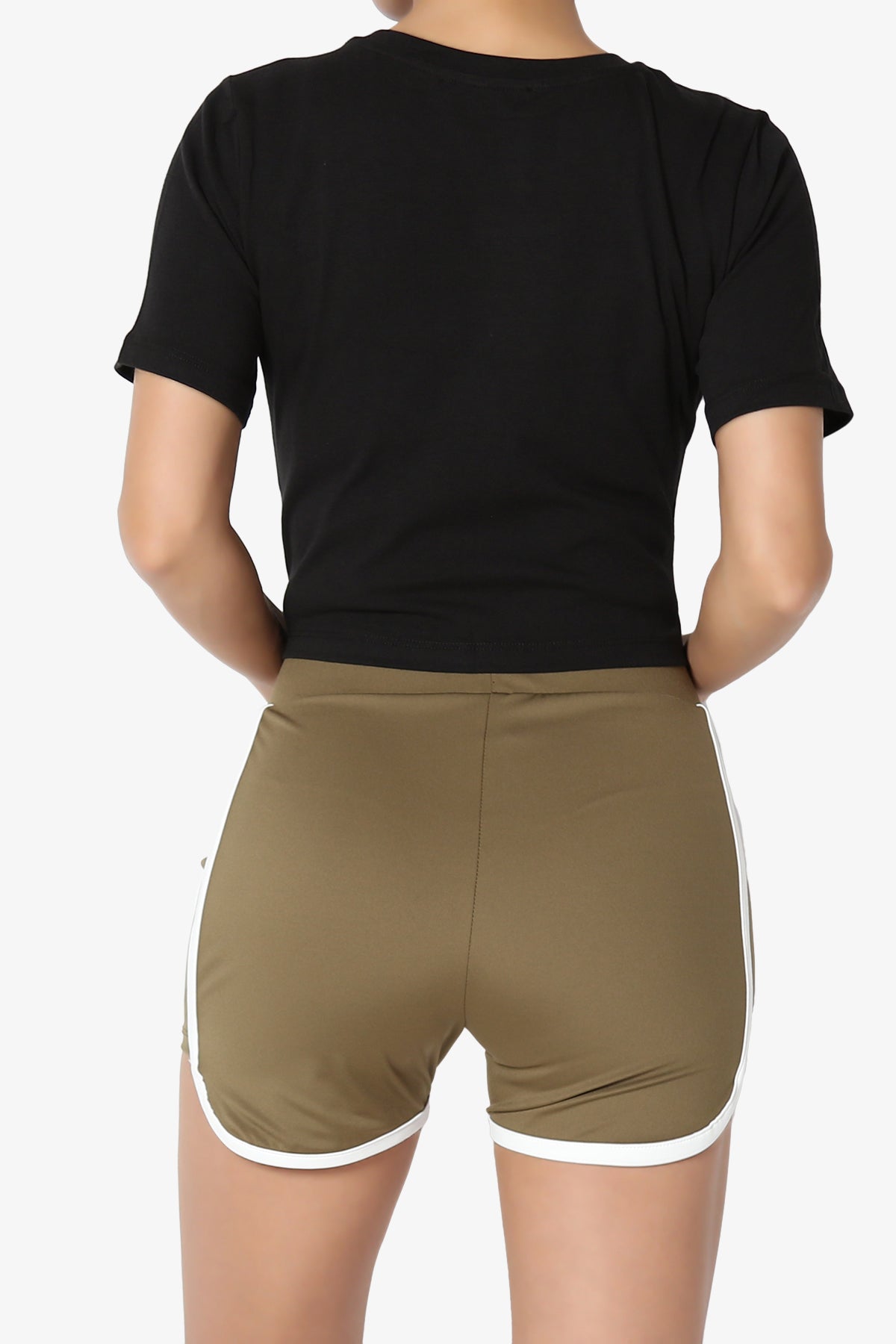 Moore Crew Neck Cotton Crop Tee