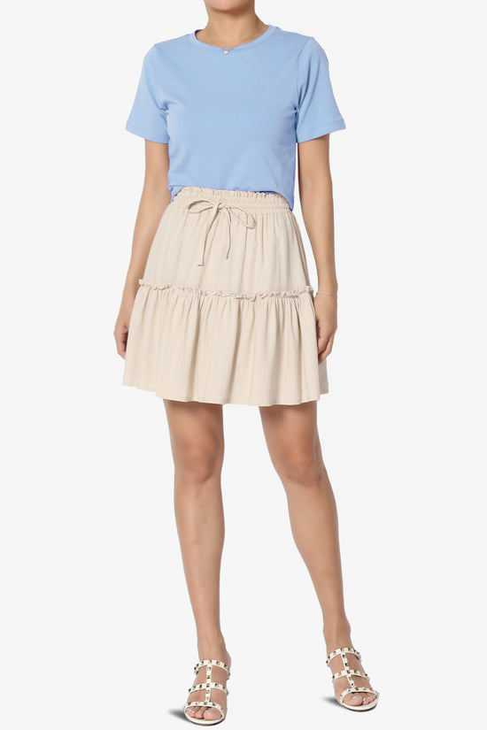 Moore Crew Neck Cotton Crop Tee