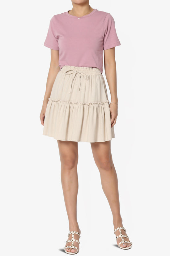 Moore Crew Neck Cotton Crop Tee