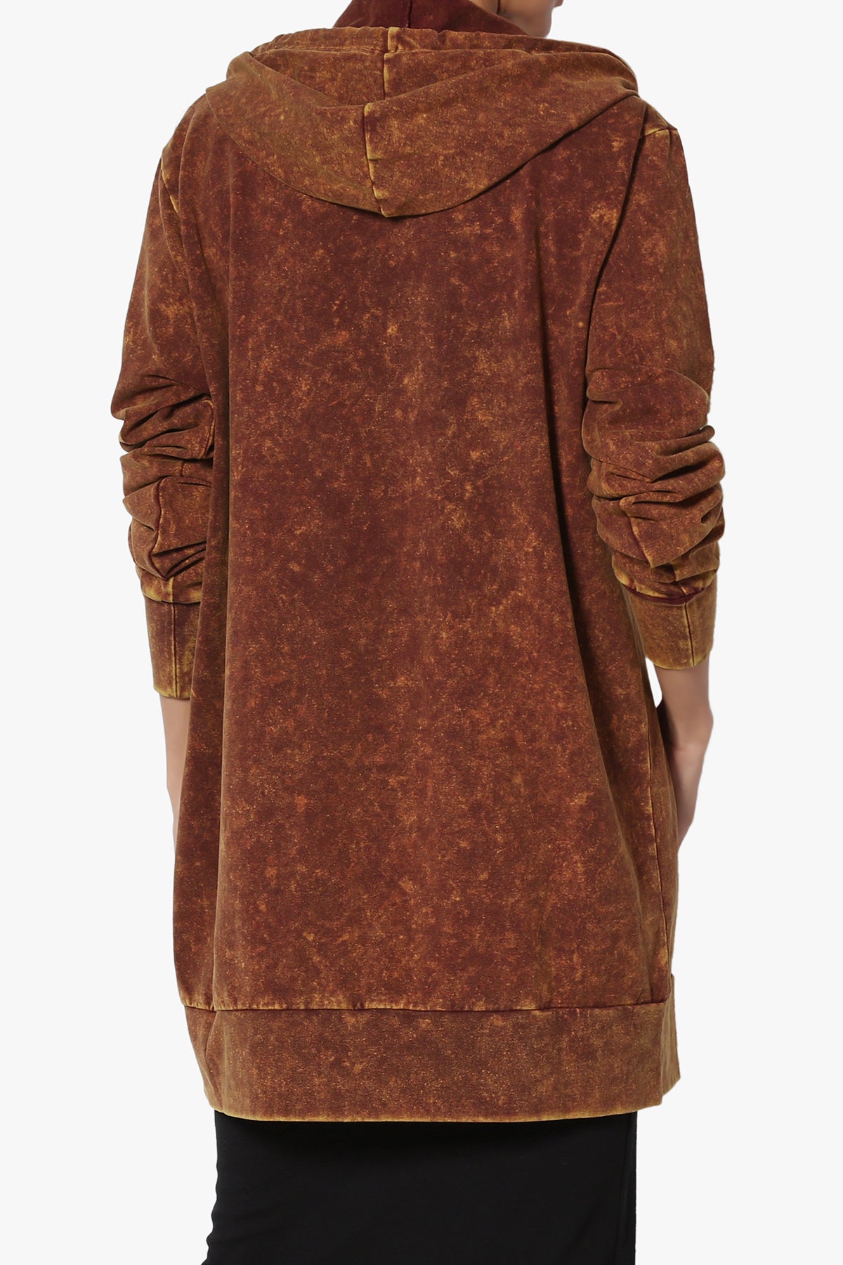 Trophy Acid Wash Hoodie Tunic