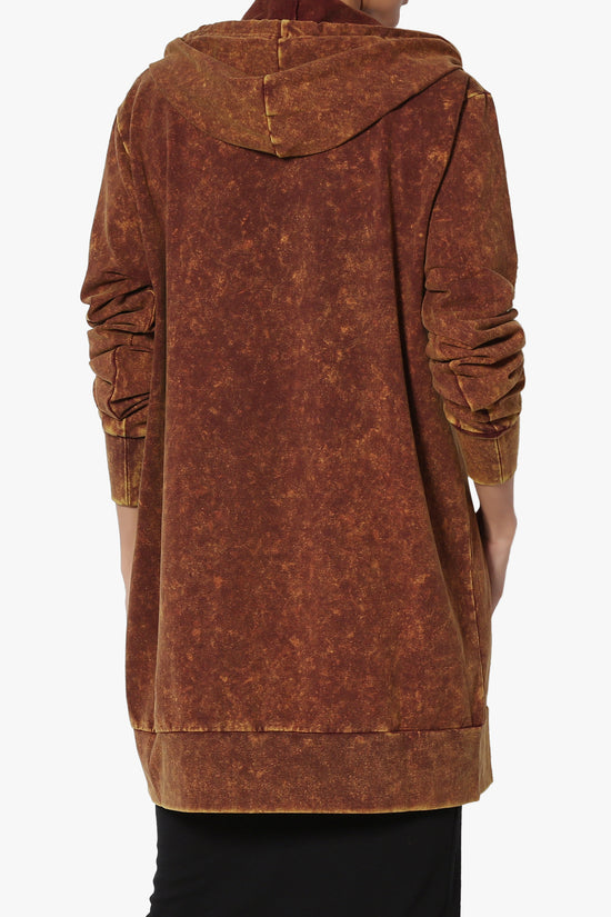 Trophy Acid Wash Hoodie Tunic