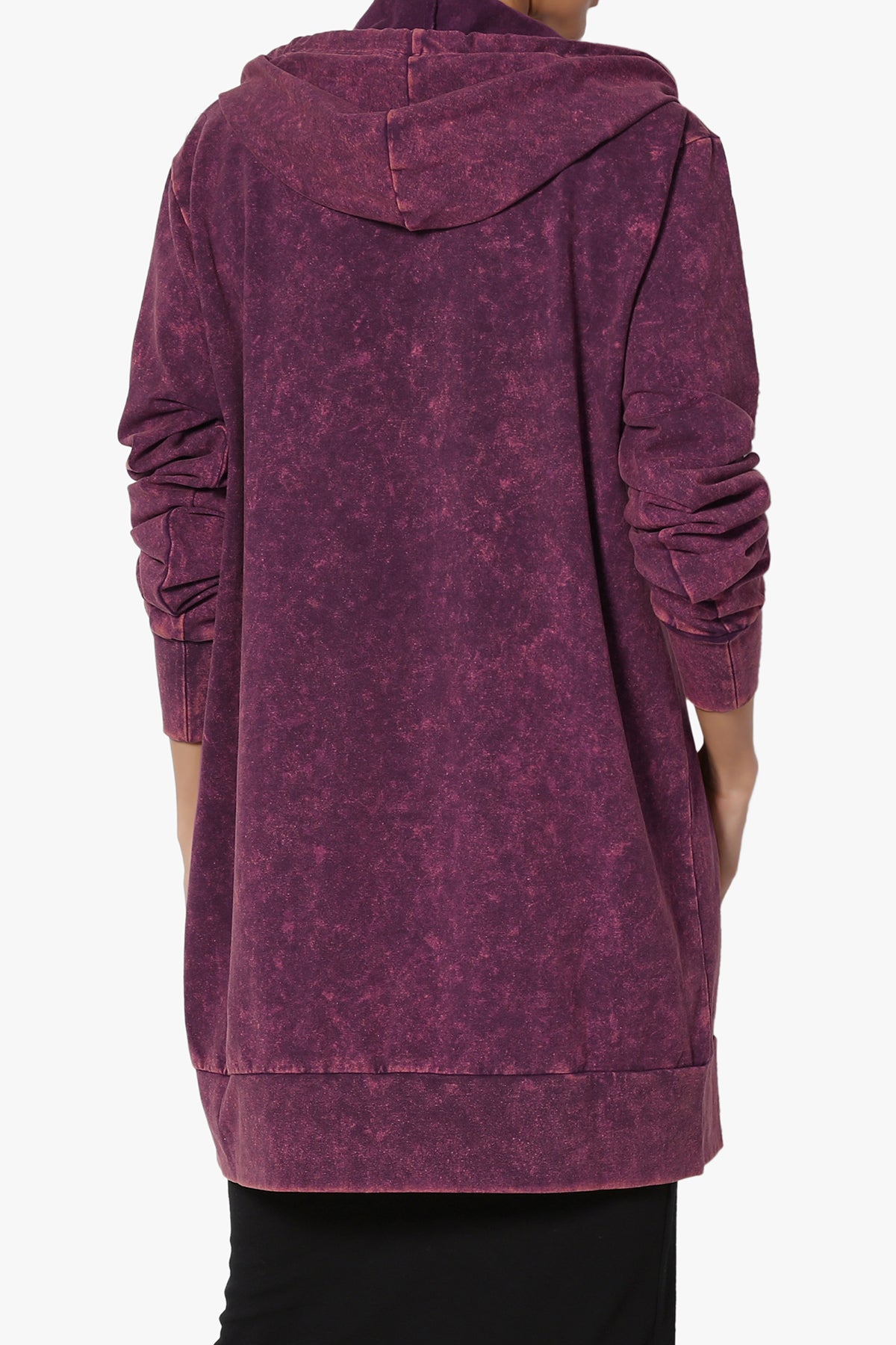 Trophy Acid Wash Hoodie Tunic