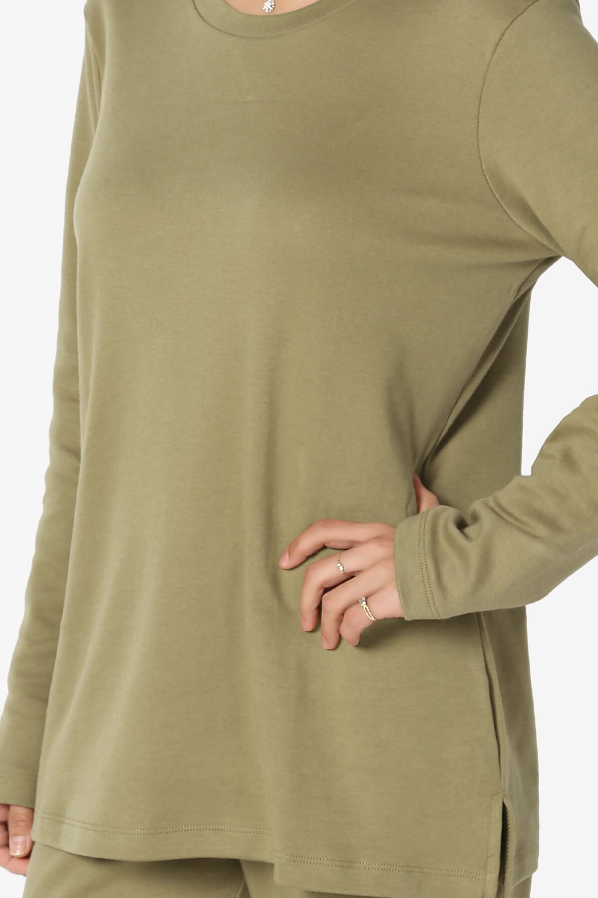 Gibbs Long Sleeve T-Shirt & Jogger Set KHAKI GREEN_5