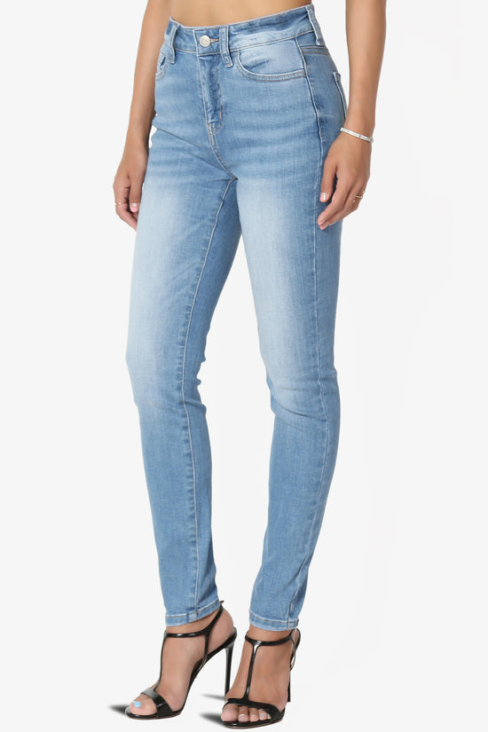Louella High Rise Stretch Skinny Jeans in Light