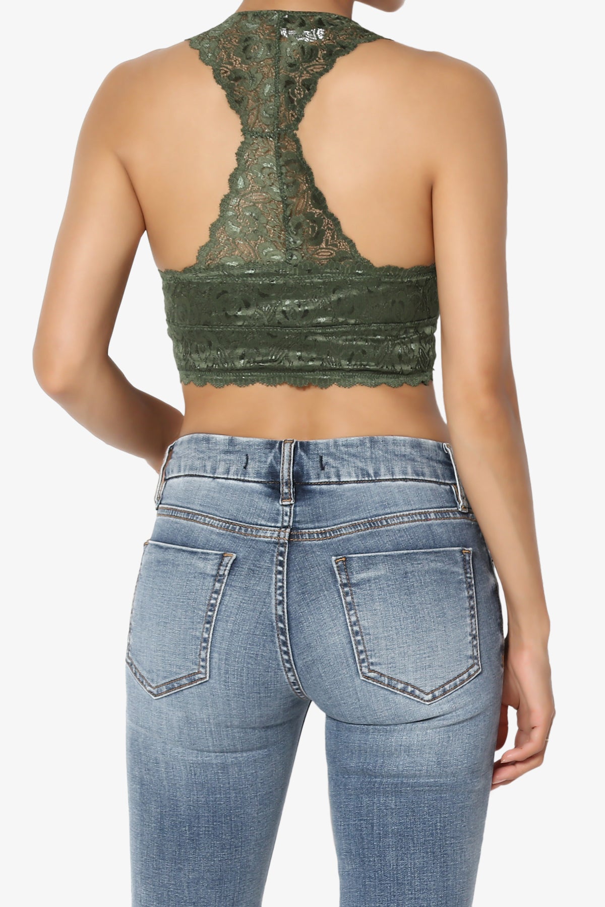 Baja Lace Crop Tank Top PLUS