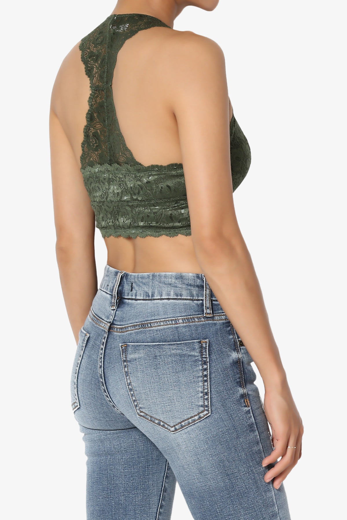 Baja Lace Crop Tank Top