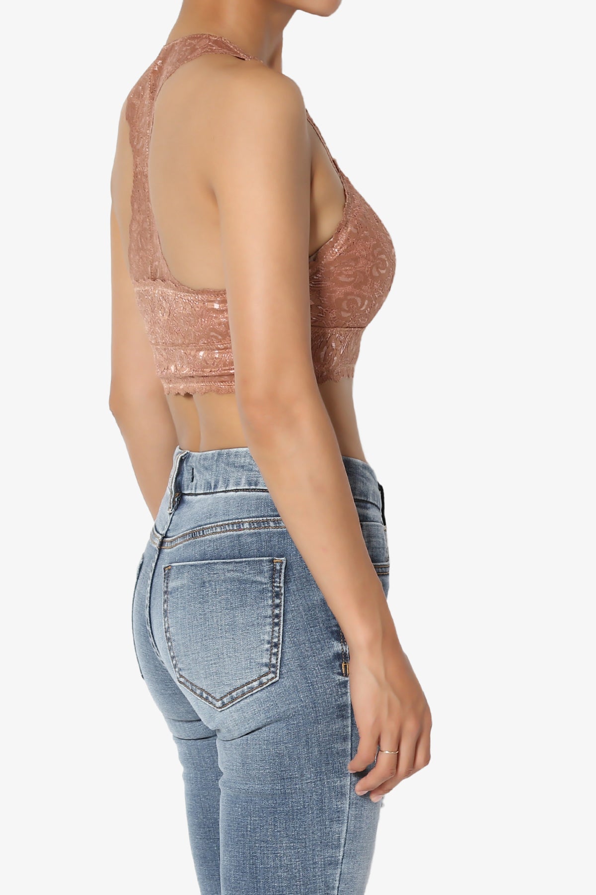 Baja Lace Crop Tank Top