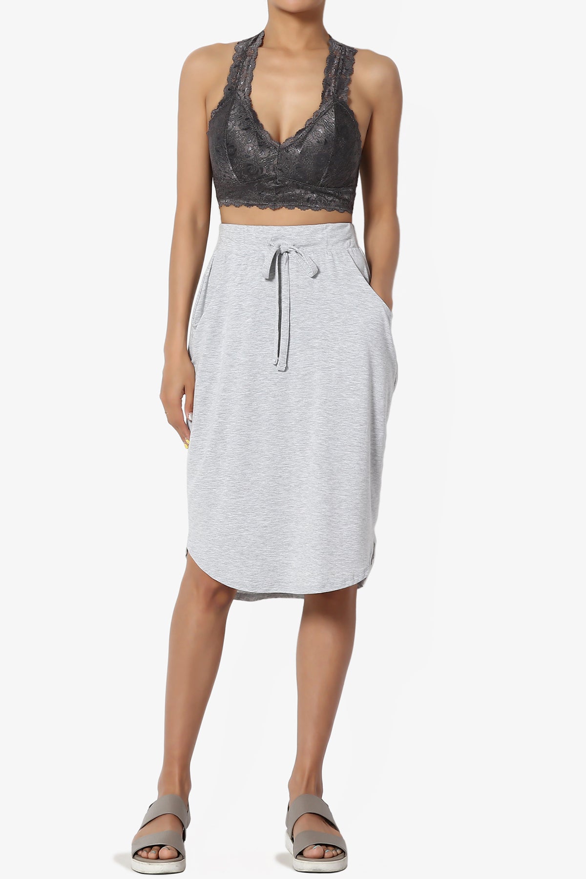 Baja Lace Crop Tank Top