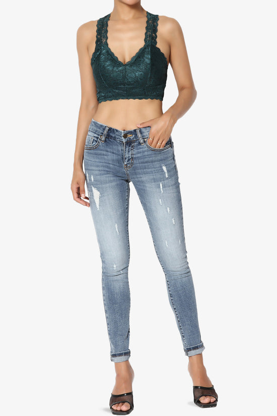 Baja Lace Crop Tank Top