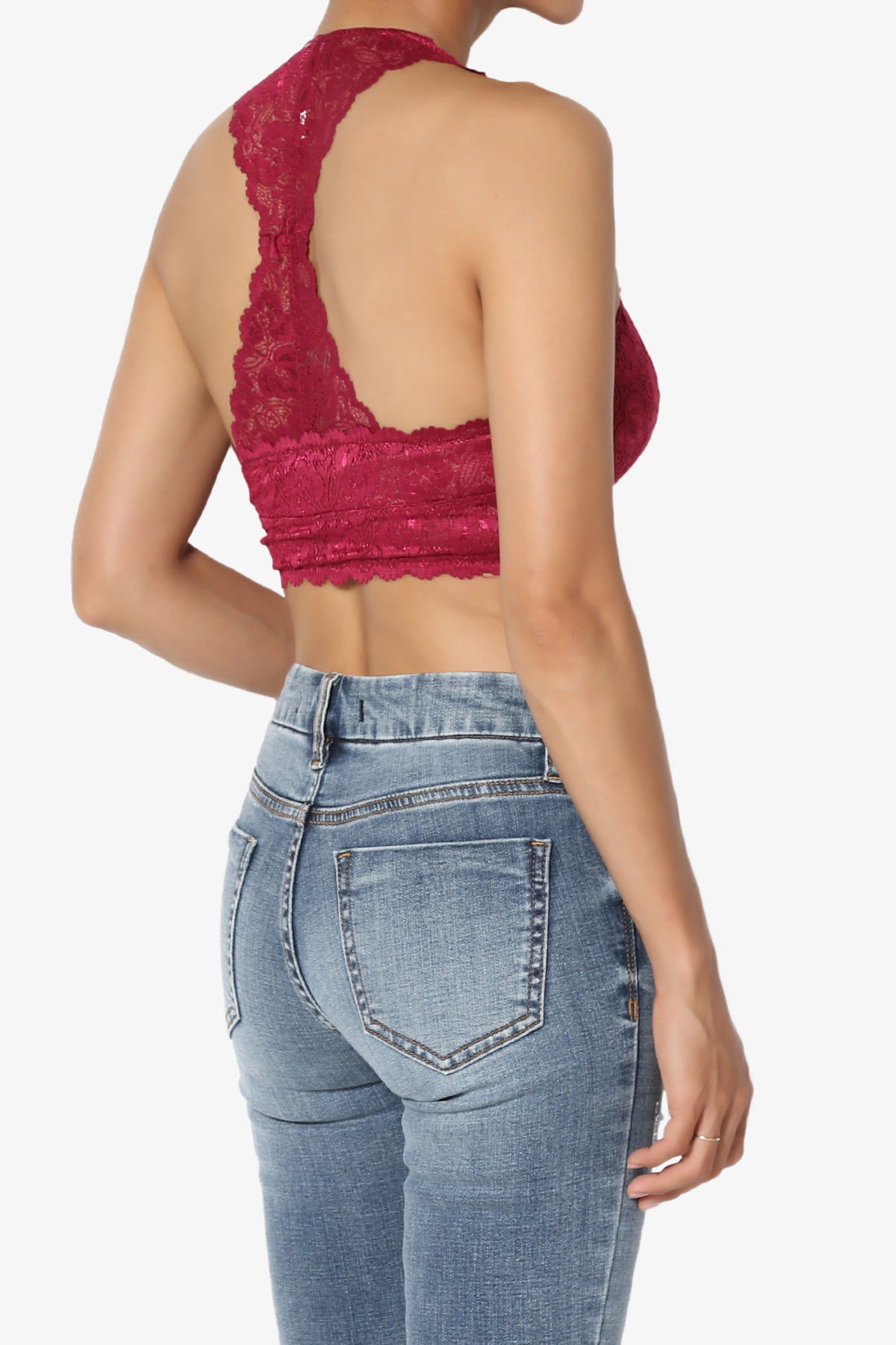 Baja Lace Crop Tank Top PLUS