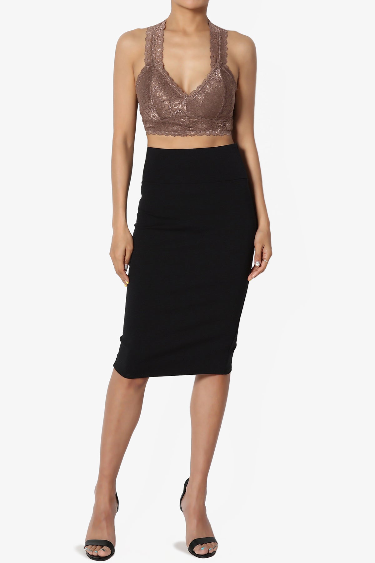 Baja Lace Crop Tank Top PLUS