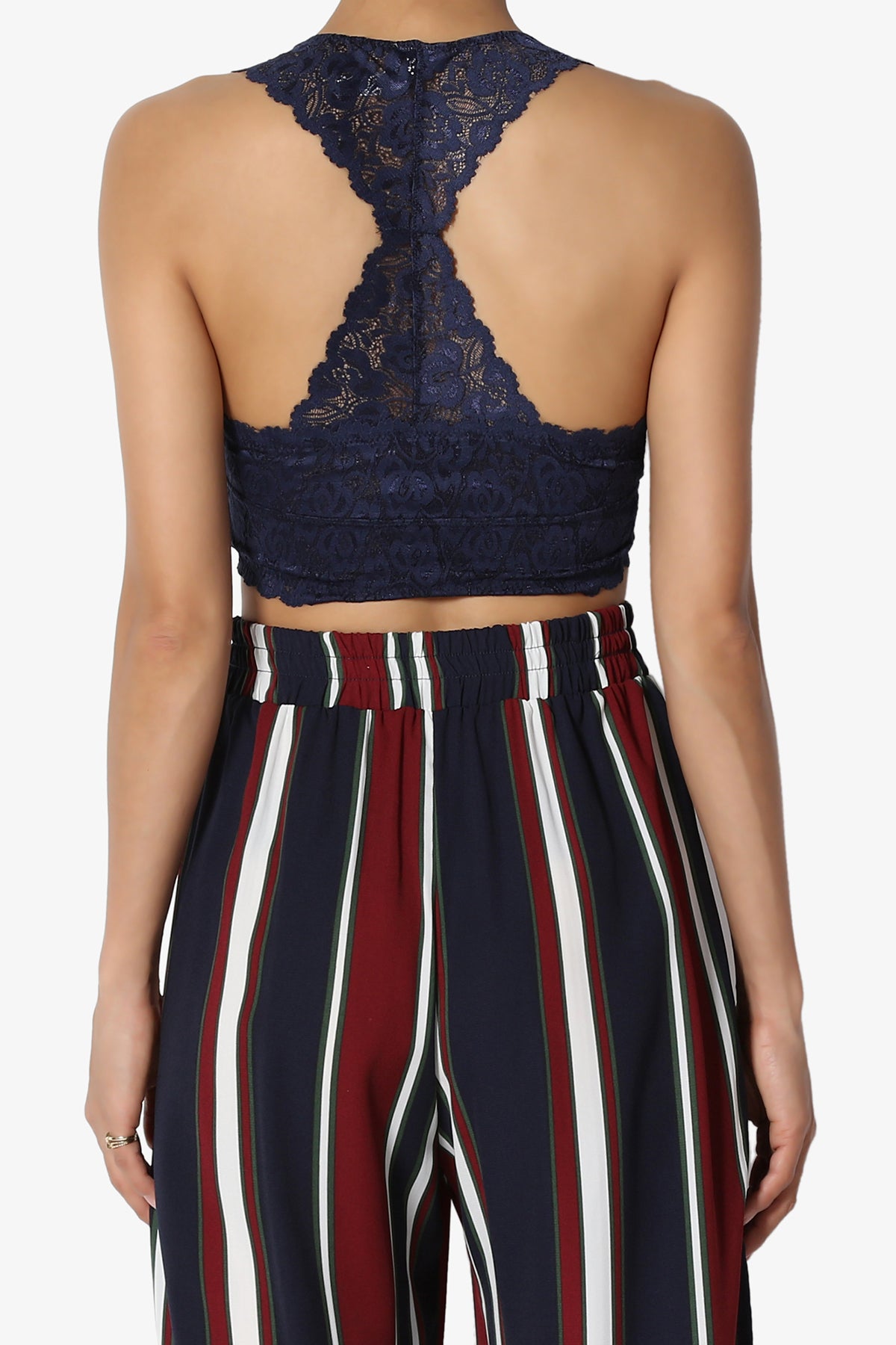 Baja Lace Crop Tank Top PLUS