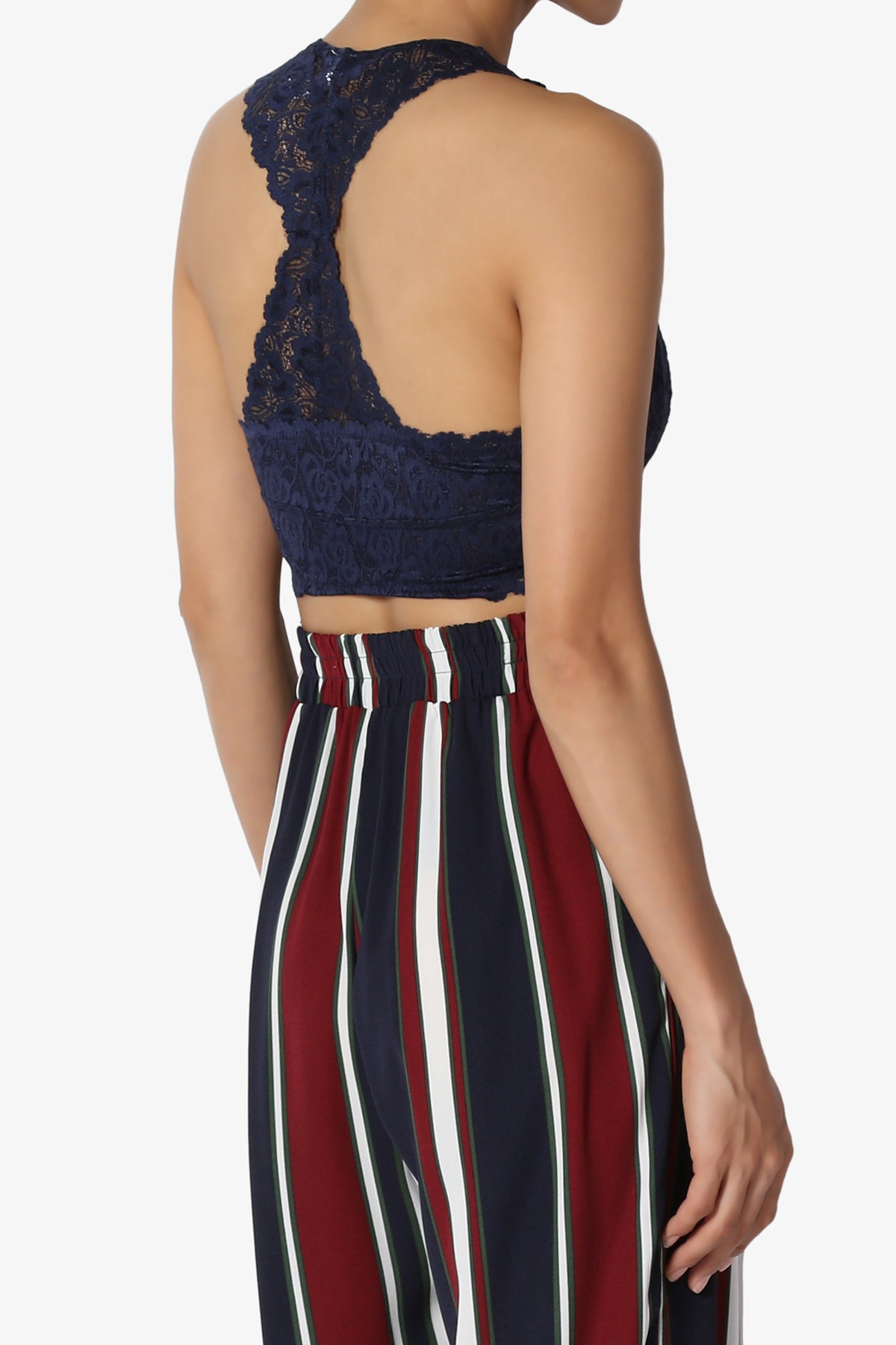 Baja Lace Crop Tank Top PLUS