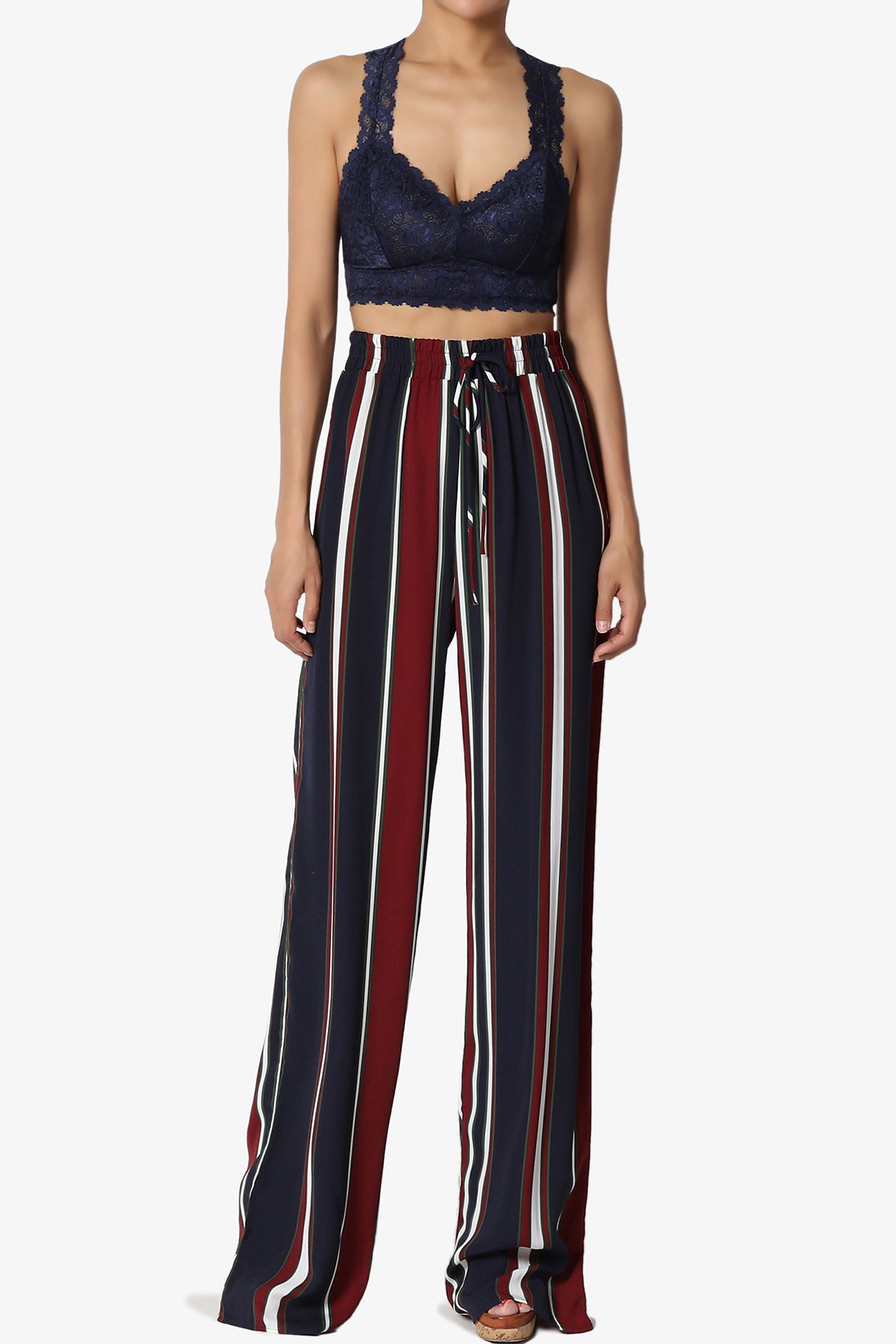 Baja Lace Crop Tank Top PLUS