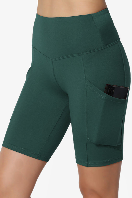 Catia Microfiber Pocket Biker Short Leggings PLUS