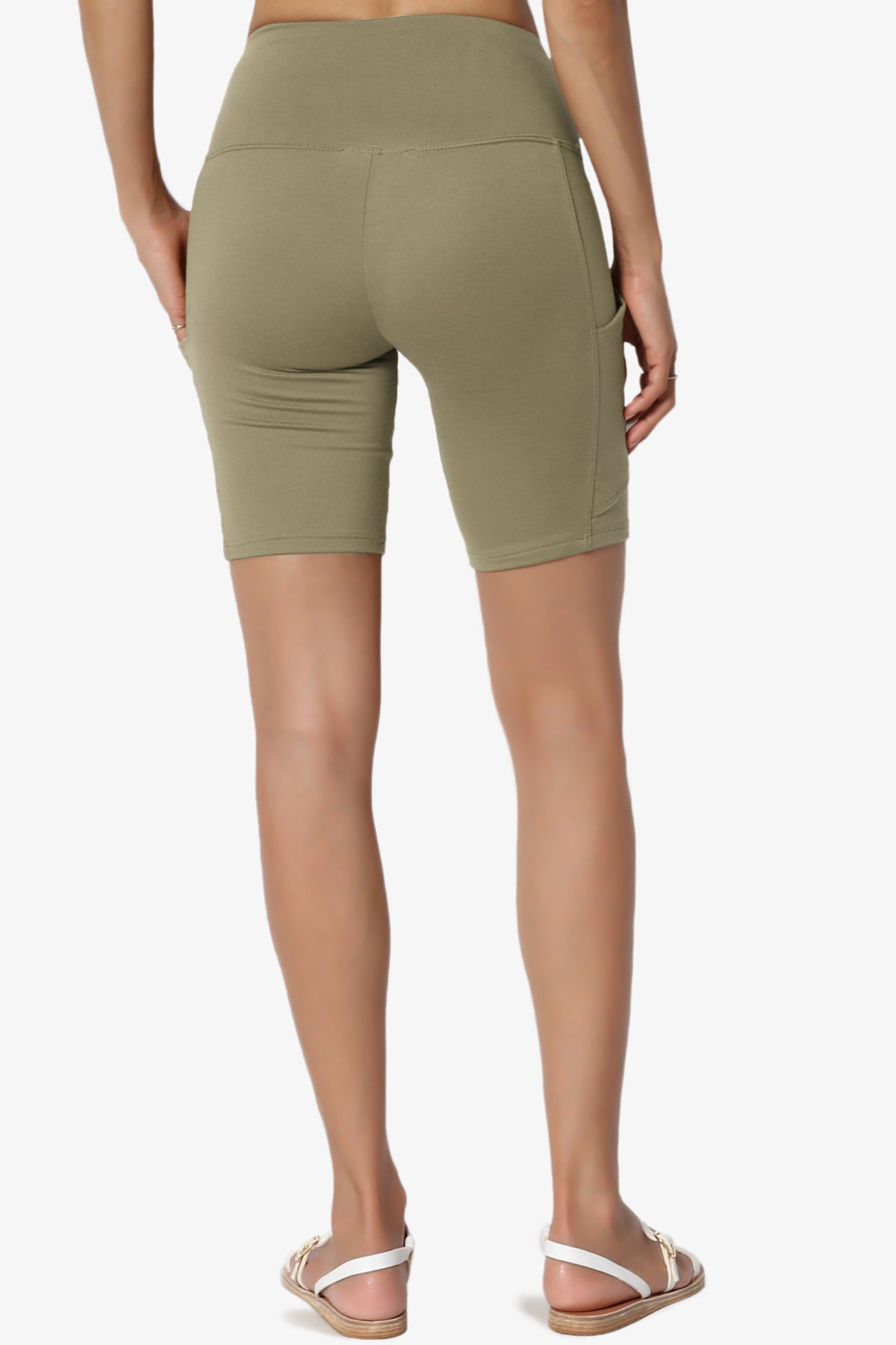 Catia Microfiber Pocket Biker Short Leggings PLUS