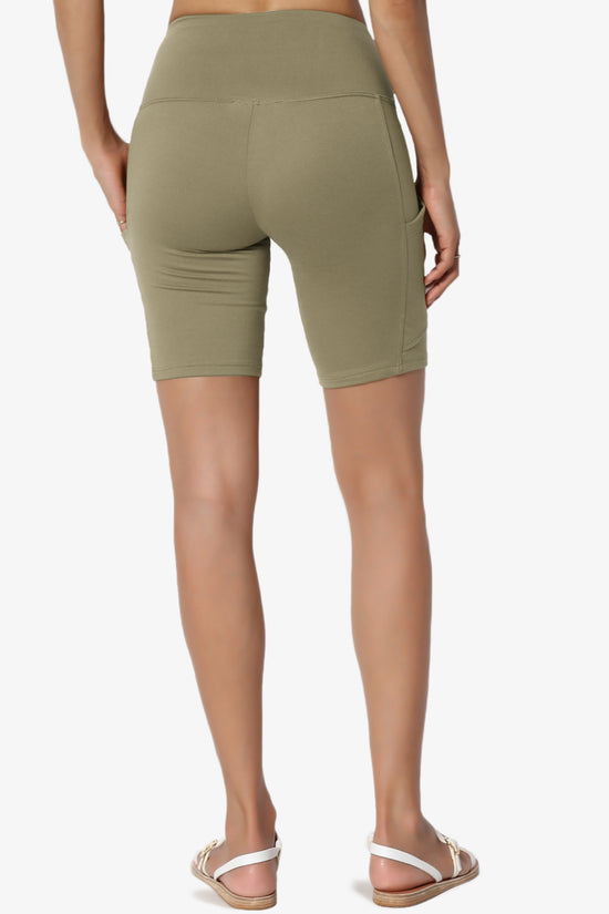 Catia Microfiber Pocket Biker Short Leggings PLUS