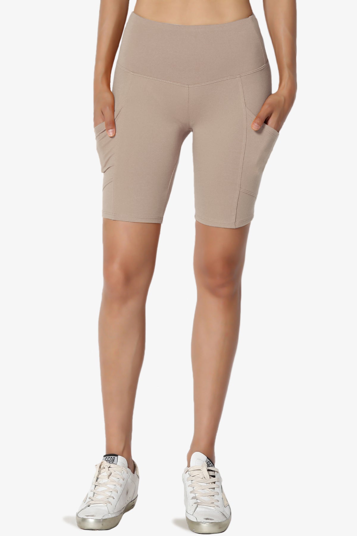 Catia Microfiber Pocket Biker Short Leggings PLUS