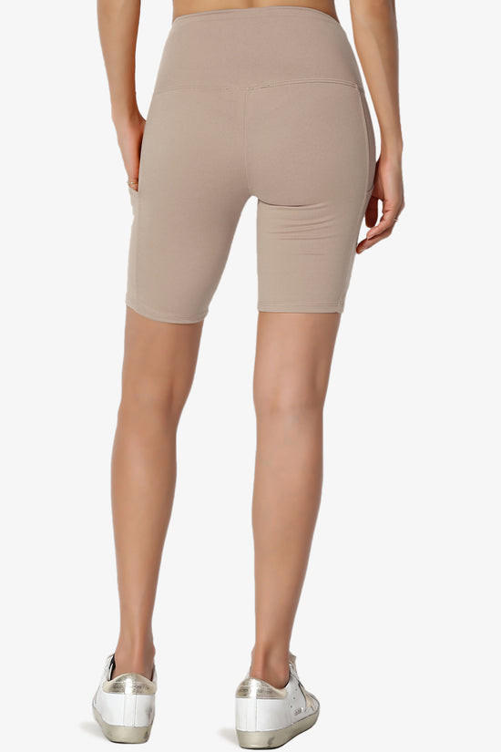 Catia Microfiber Pocket Biker Short Leggings PLUS