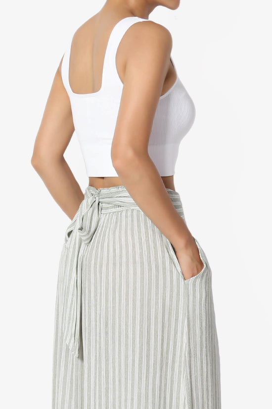 Hilde Ripped Seamless Square Neck Crop Tank Top WHITE_4