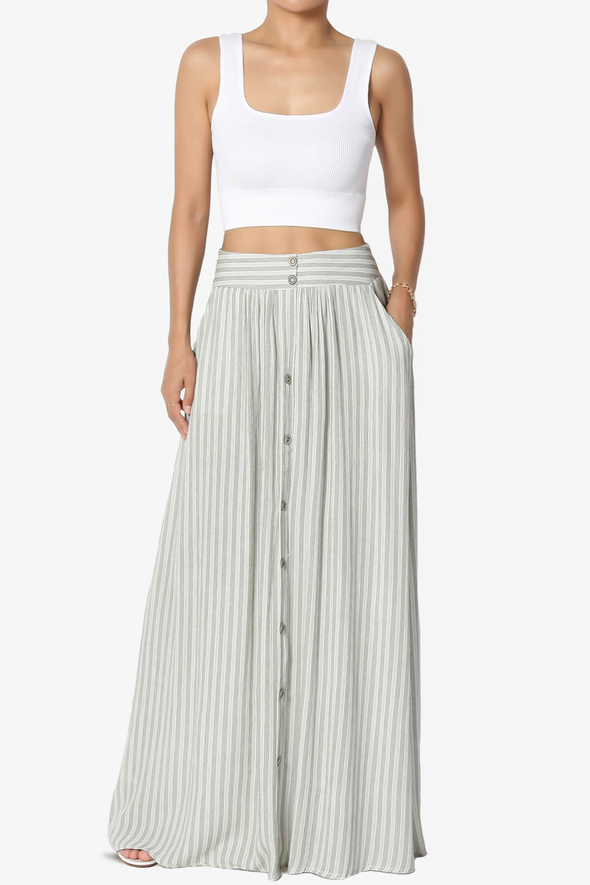 Hilde Ripped Seamless Square Neck Crop Tank Top WHITE_6