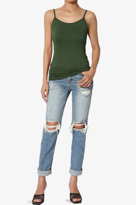 Himari Seamless Camisole Top ARMY GREEN_6