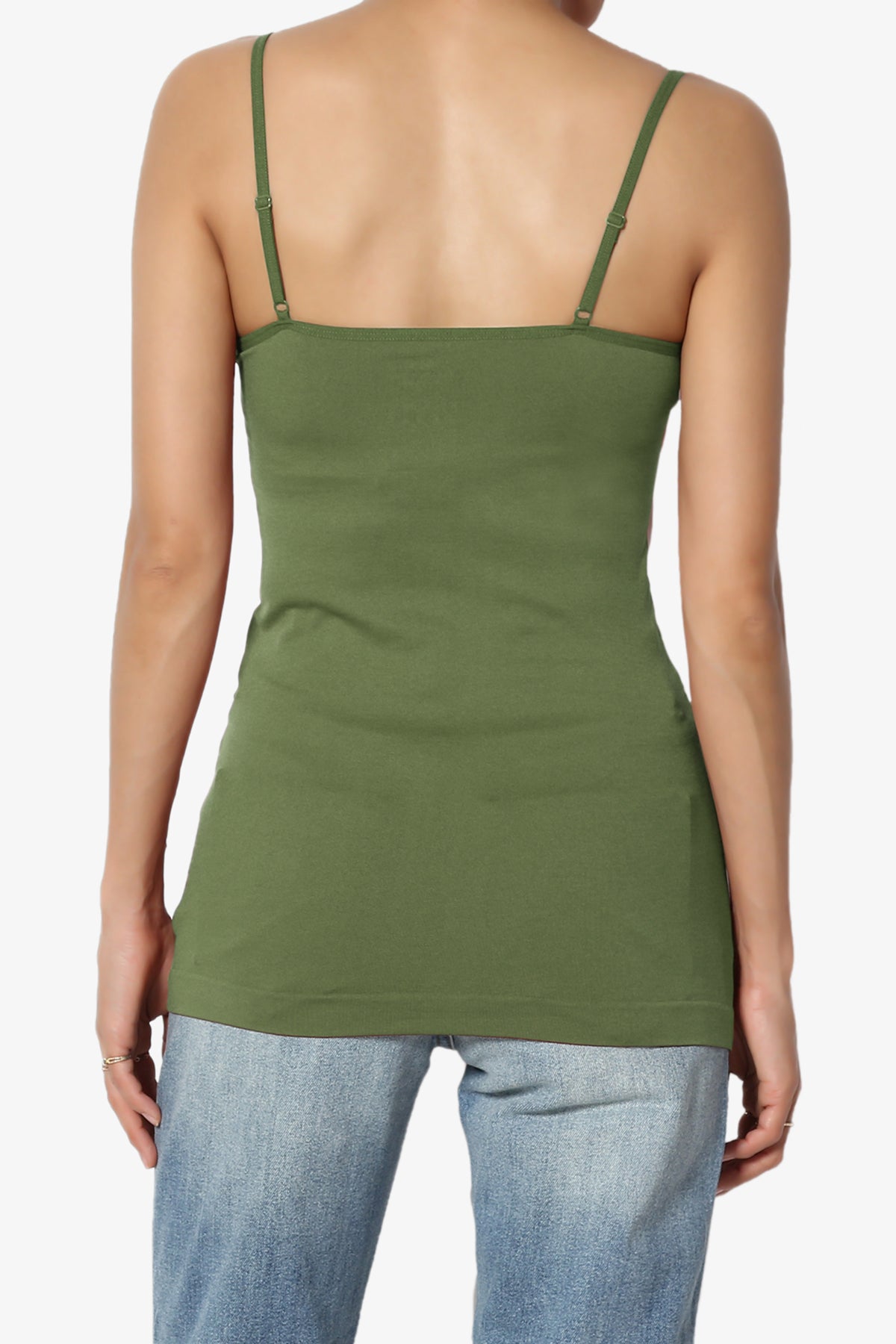 Himari Seamless Camisole Top ASH OLIVE_2