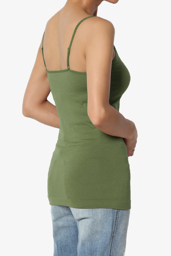 Himari Seamless Camisole Top ASH OLIVE_4