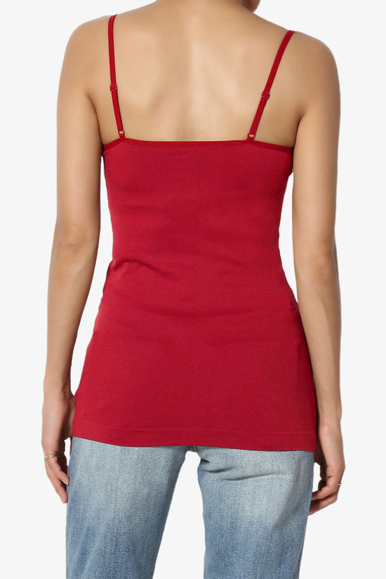 Himari Seamless Camisole Top DARK RED_2