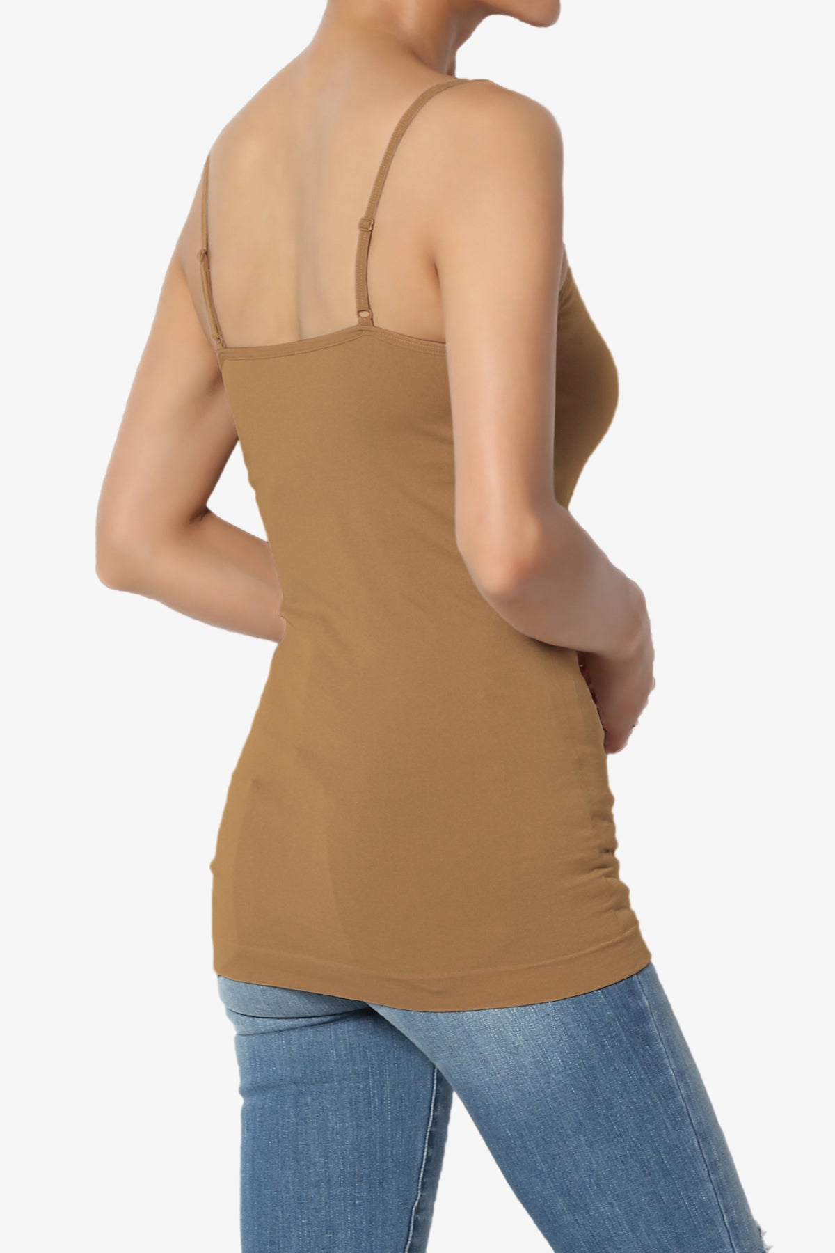 Himari Seamless Camisole Top DEEP CAMEL_4