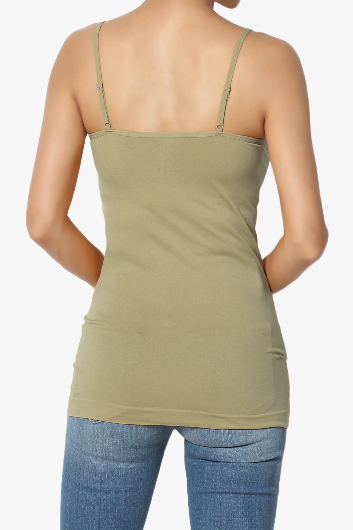 Himari Seamless Camisole Top KHAKI GREEN_2