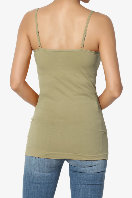 Himari Seamless Camisole Top KHAKI GREEN_2