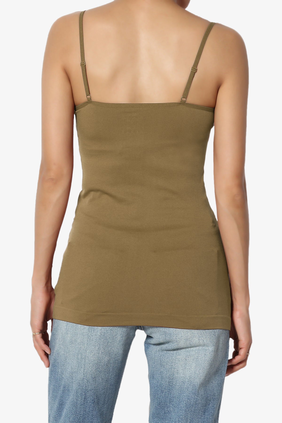 Himari Seamless Camisole Top OLIVE KHAKI_2