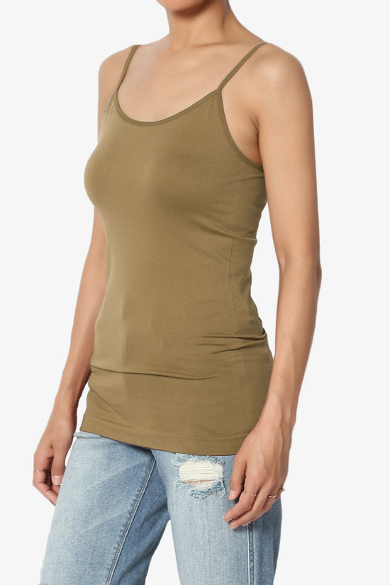 Himari Seamless Camisole Top OLIVE KHAKI_3