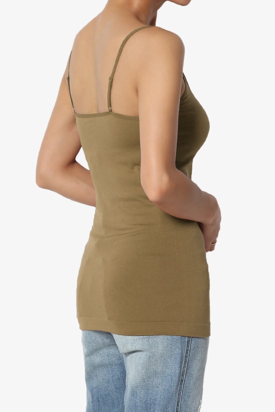 Himari Seamless Camisole Top OLIVE KHAKI_4