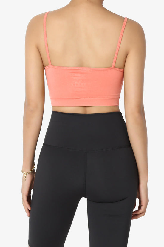Cally Padded Crisscross Bralette CORAL_2