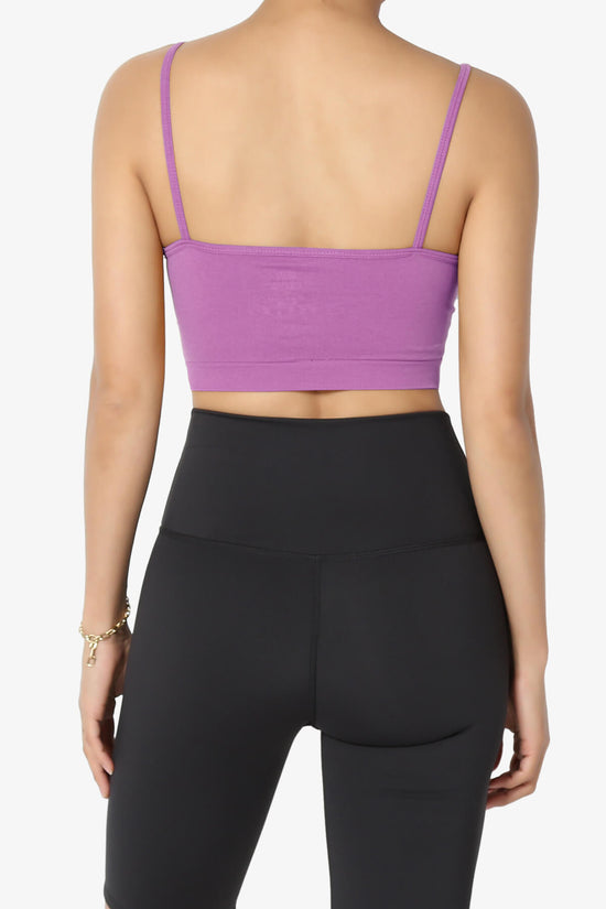 Cally Padded Crisscross Bralette DARK MAUVE_2