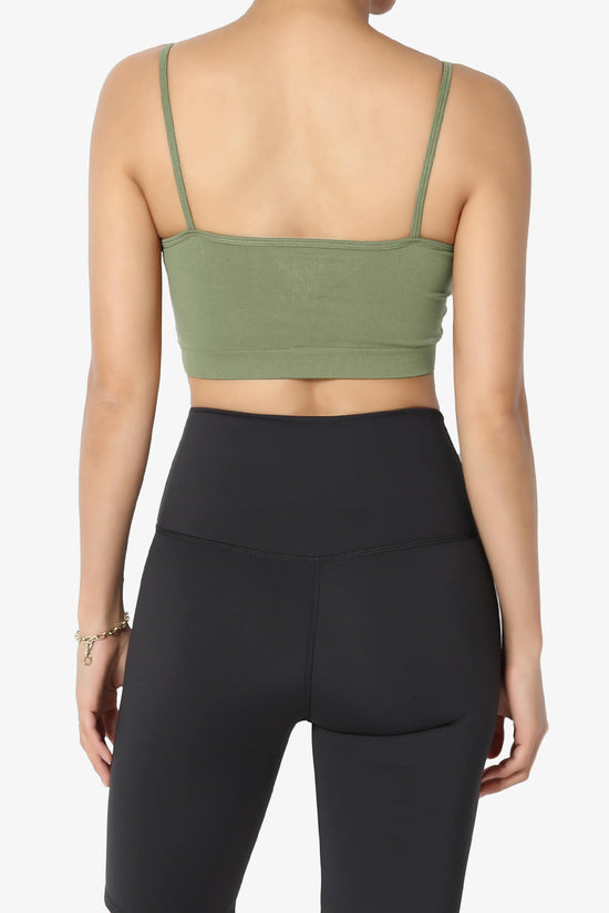 Cally Padded Crisscross Bralette DUSTY OLIVE_2