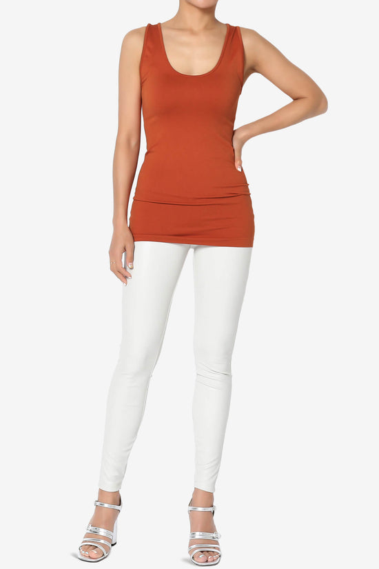 Nisha Scoop Neck Seamless Tank Top COPPER_6