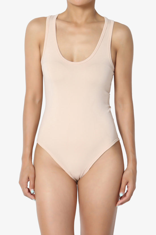 Rego Sleeveless Scoop Neck Seamless Bodysuit