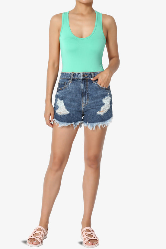 Rego Sleeveless Scoop Neck Seamless Bodysuit