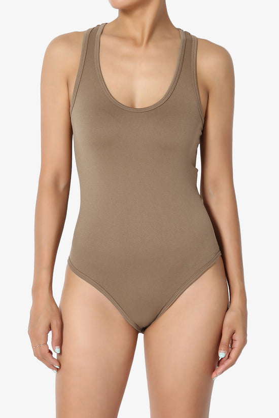 Rego Sleeveless Scoop Neck Seamless Bodysuit